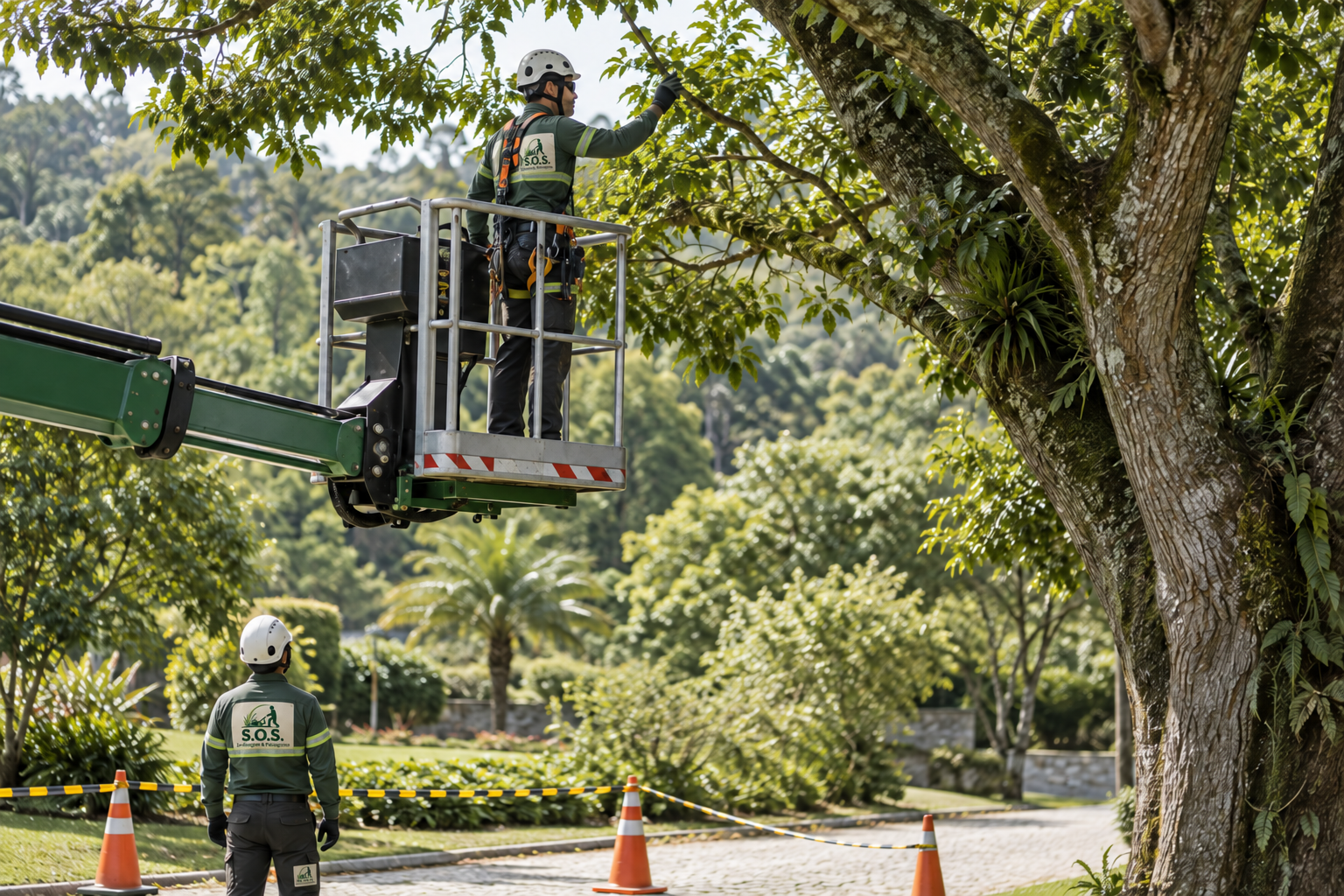 Ilustração de arboricultura